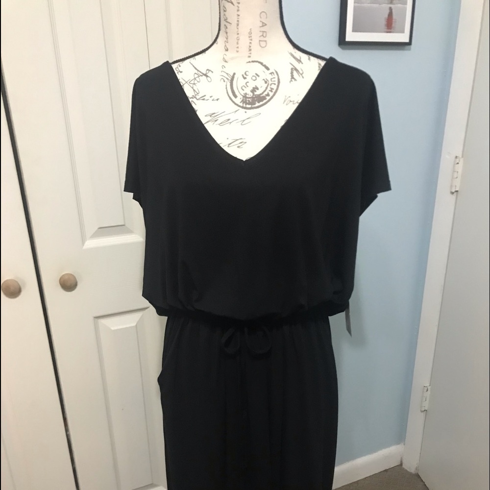 Torrid Plus size midi dress with pockets.